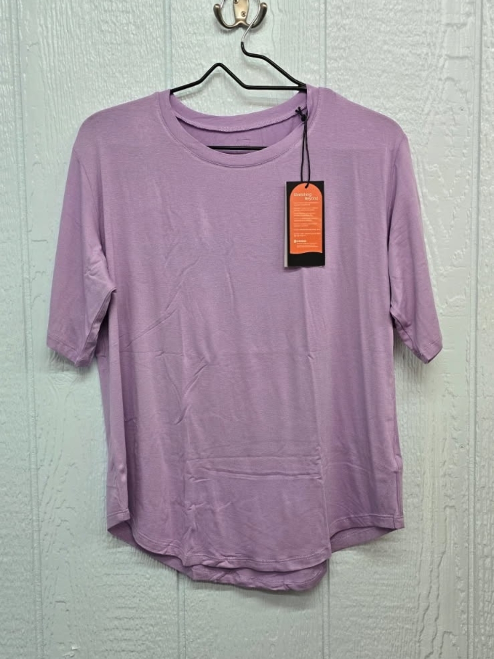 New Small Errday Lavender Crewneck Tee - Soft Lilac Short Sleeve